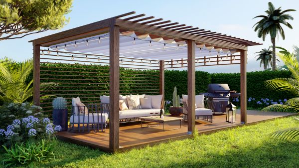 Pergola Assembly in Merced
