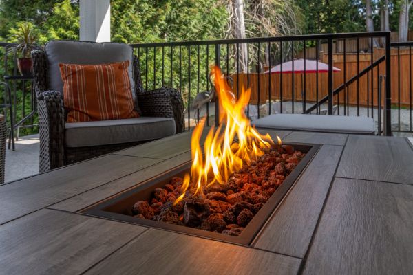 Gas Fire Pit Installation in Merced